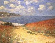 Claude Monet Path in the Wheat Fields at Pourville china oil painting reproduction